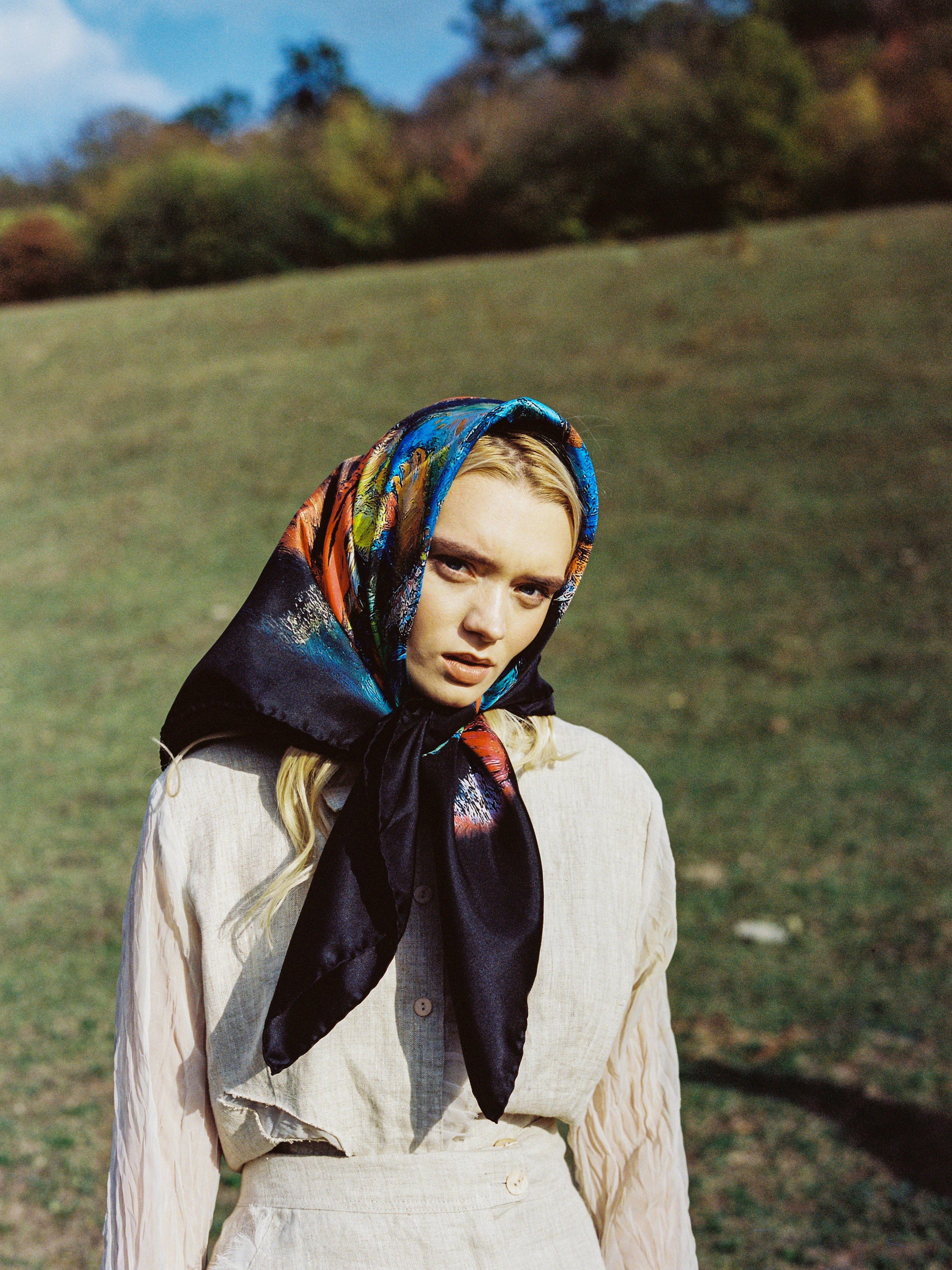 Silk scarf 